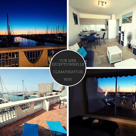 Classe 3 Etoiles - Magnifique Vue Sur Le Port - Wifi Et Clim 라그랑모트 외부 사진